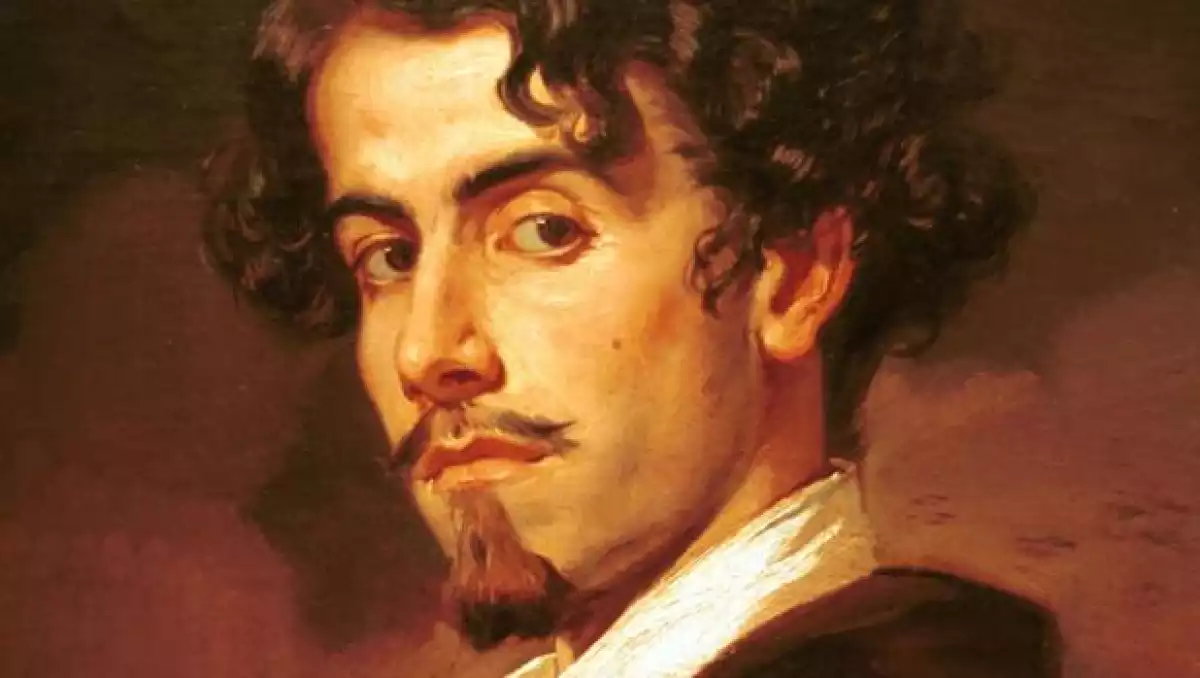 Retrato de Gustavo Adolfo Bécquer realizado por su hermano Valeriano.