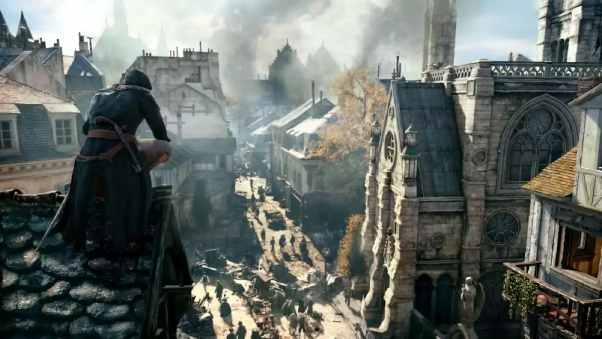 Notre Dame en Assassin's Creed: Unity.