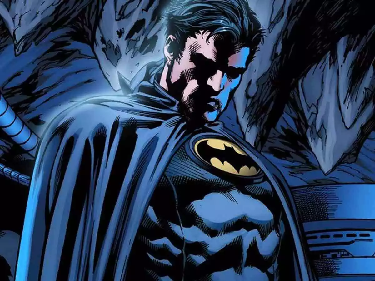 Imagen del cómic de Batman, plano medio