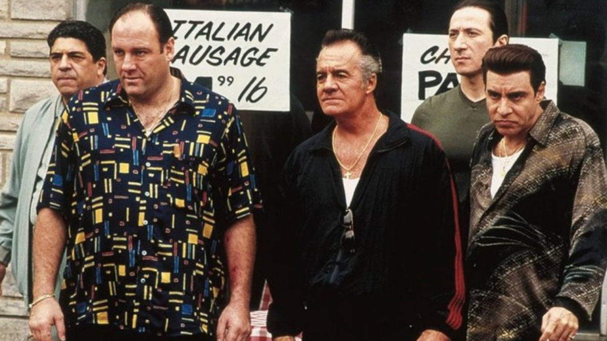 El elenco original de 'Los Soprano' (1999-2007), encabezado por James Gandolfini.